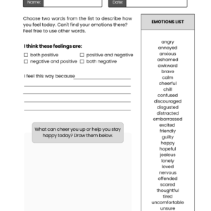 Emotions Log