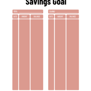 Goal Planner Colorful