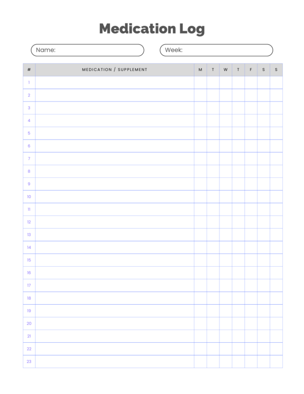Medication Log