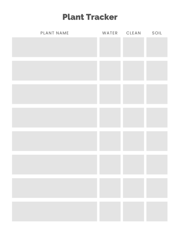 Plant Tracker