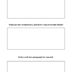 Self Love Workbook