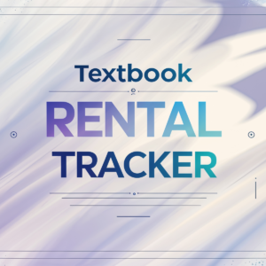 Textbook Rental Tracker