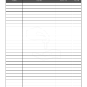 Textbook Rental Tracker