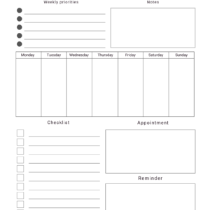 Weekly Planner 02