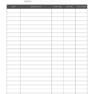 Work Log