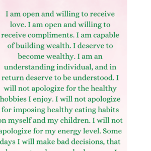 1000 Positive Affirmations For Women