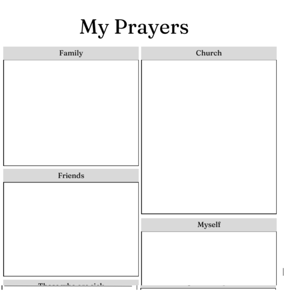 Prayer Journal Bundle